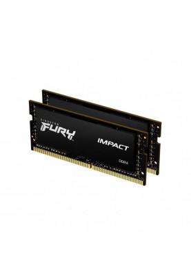 Пам'ять для ноутбуків Kingston FURY 32 GB (2x16 GB) SO-DIMM DDR4 2666 MHz Impact (KF426S16IBK2/32)