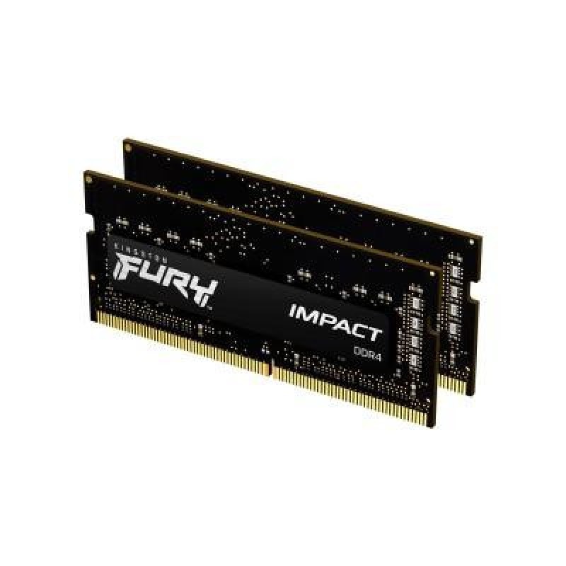 Пам'ять для ноутбуків Kingston FURY 64 GB (2x32 GB) SO-DIMM DDR4 3200 MHz Impact (KF432S20IBK2/64)