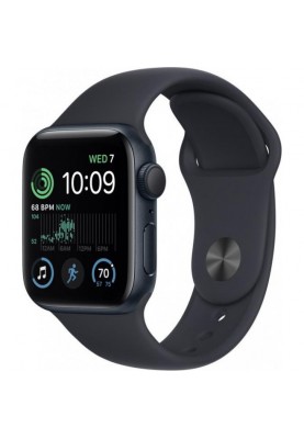 Смарт-годинник Apple Watch SE 2 GPS 40mm Midnight Aluminum Case w. Midnight S. Band-M/L (MNT83)