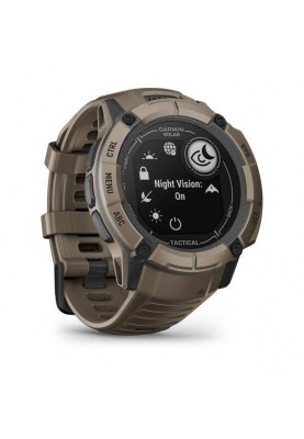 Смарт-годинник Garmin Instinct 2X Solar-Tactical Edition Coyote Tan (010-02805-12/02)