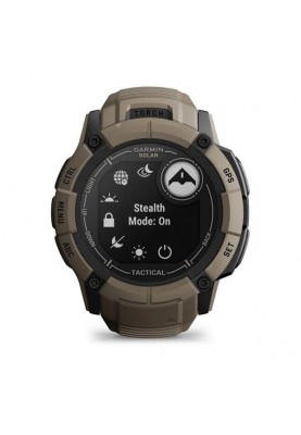 Смарт-годинник Garmin Instinct 2X Solar-Tactical Edition Coyote Tan (010-02805-12/02)