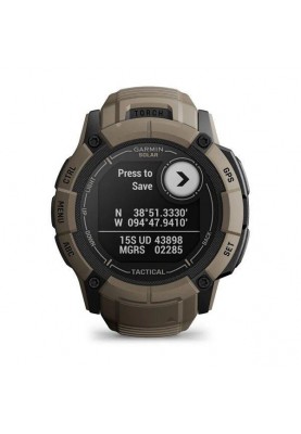 Смарт-годинник Garmin Instinct 2X Solar-Tactical Edition Coyote Tan (010-02805-12/02)