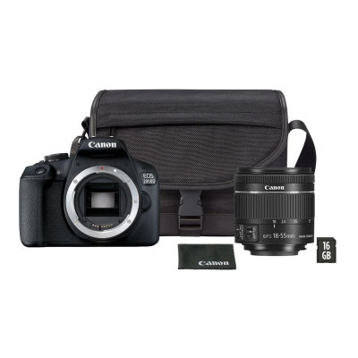 Дзеркальний фотоапарат Canon EOS 2000D kit (18-55mm) IS II (2728C008)