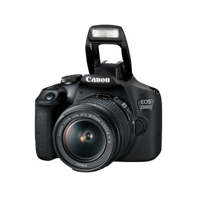 Дзеркальний фотоапарат Canon EOS 2000D kit (18-55mm) IS II (2728C008)