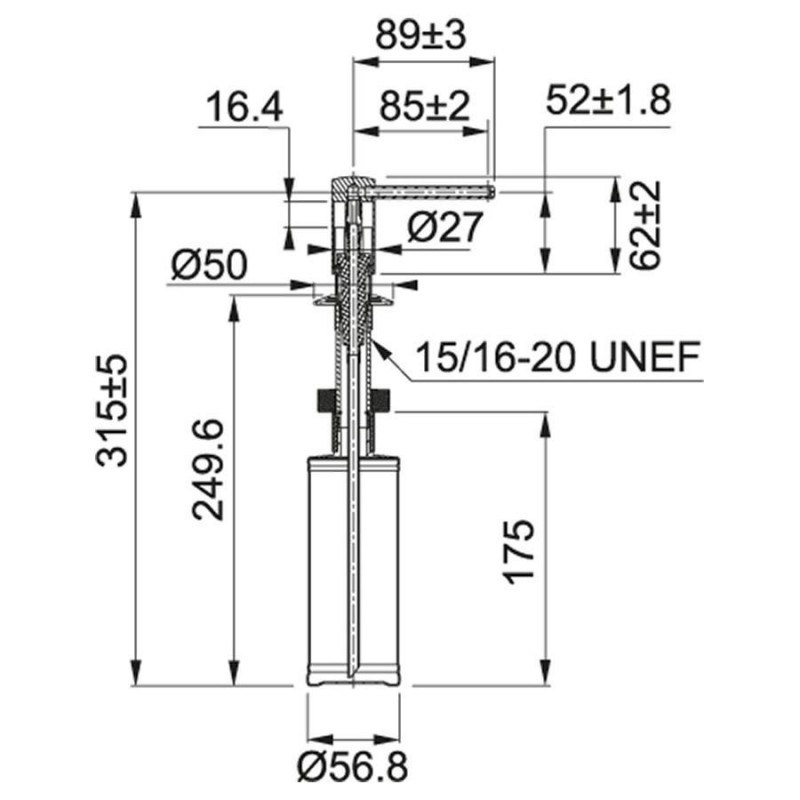 Дозатор для кухонного миття Franke Comfort 119.0578.745