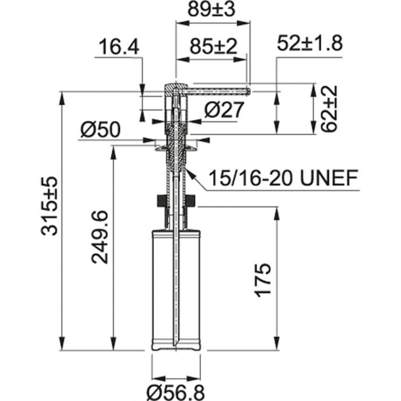 Дозатор для кухонного миття Franke Comfort 119.0584.065