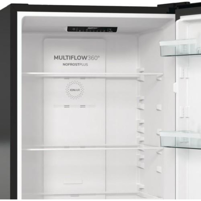 Холодильник із морозильною камерою Gorenje NRKE62BXL