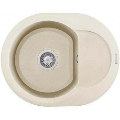 Кухонна мийка Elleci Easy round bianco antico 62