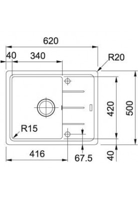 Кухонна мийка Franke Basis BFG 611-62 114.0272.580