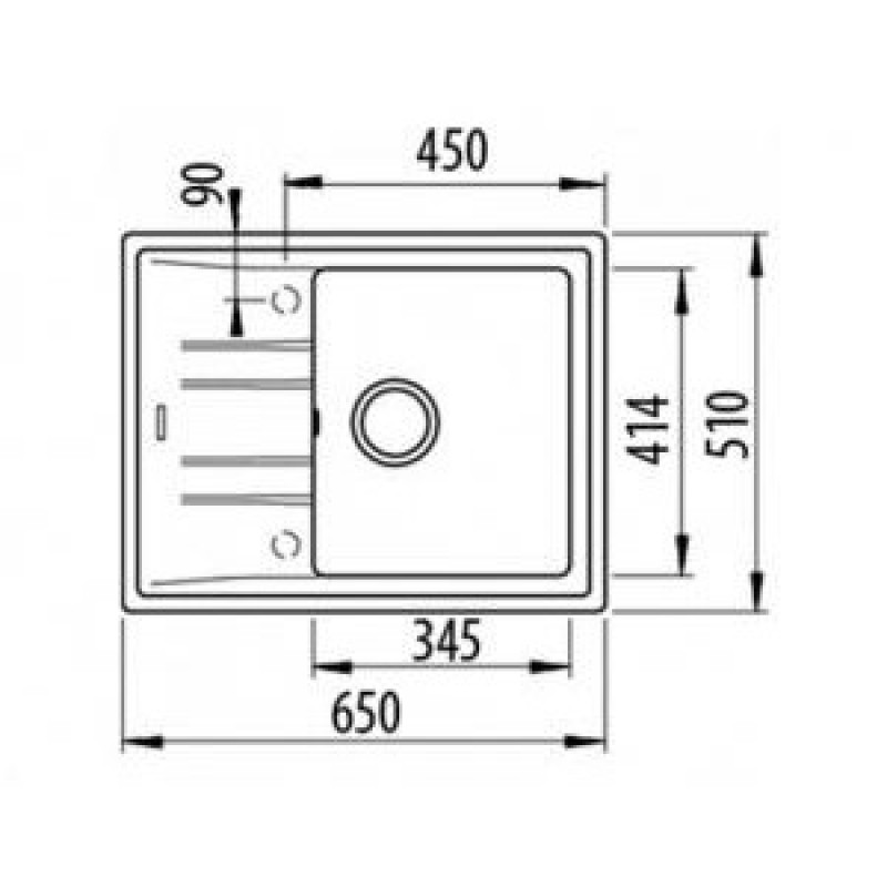 Кухонна мийка Teka Stone 45 B-TG 1B 1D 115330044