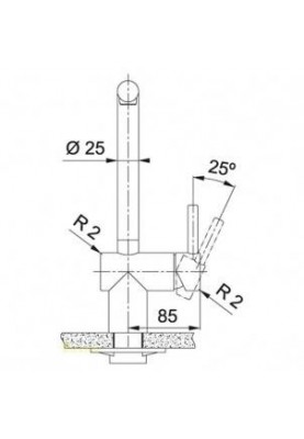 Змішувач для кухонного миття Franke Atlas Neo 115.0521.435