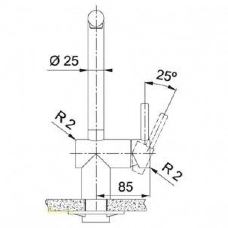 Змішувач для кухонного миття Franke Atlas Neo 115.0521.435