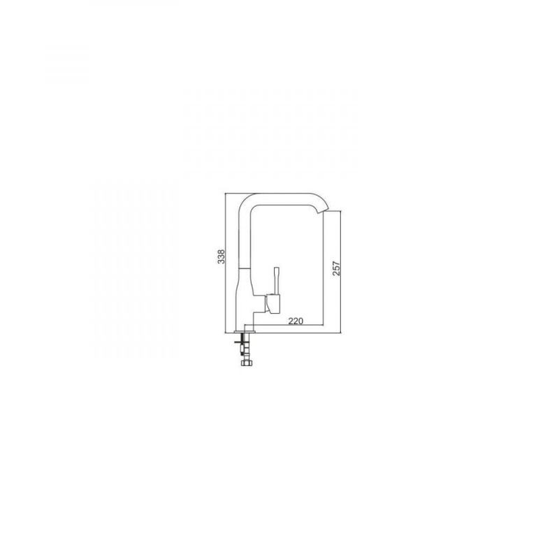 Змішувач для кухонного миття Interline Loft terra