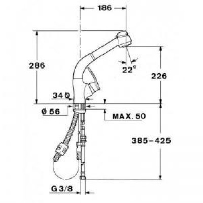 Змішувач для кухонного миття Teka MC-10 Plus HP 97931802