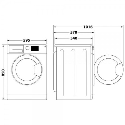 Пральна машина автоматична Whirlpool FFWDB 864349 BV