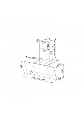 Похила витяжка Franke EVO PLUS FPJ 925 V WH/SS (330.0528.020)