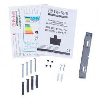 Похила витяжка Perfelli DNS 6252 D 700 WH LED