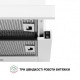 Витяжка телескопічна Perfelli TL 6333 WH 700 LED GLASS