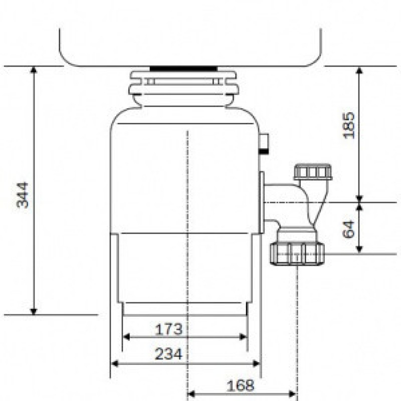 Подрібнювач харчових відходів In-Sink-Erator Evolution 250