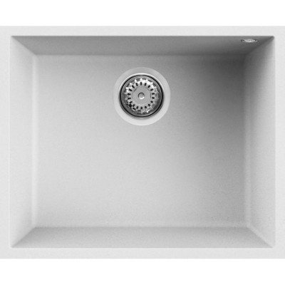 Кухонна мийка Elleci Quadra 105 under top white 96