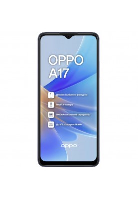 Смартфон OPPO A17 4/64GB Midnight Black