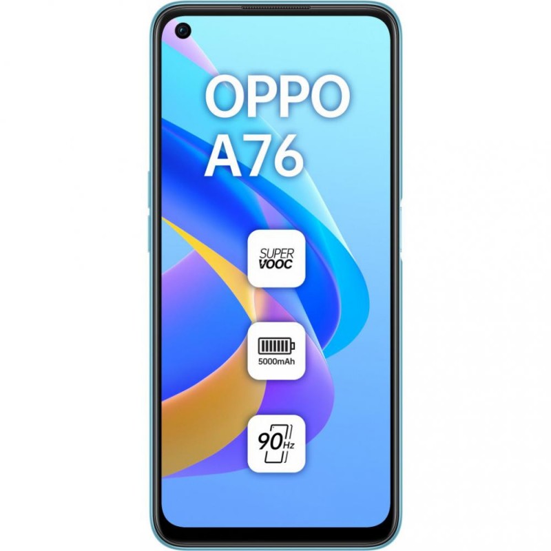 Смартфон OPPO A76 4/128GB Glowing Blue