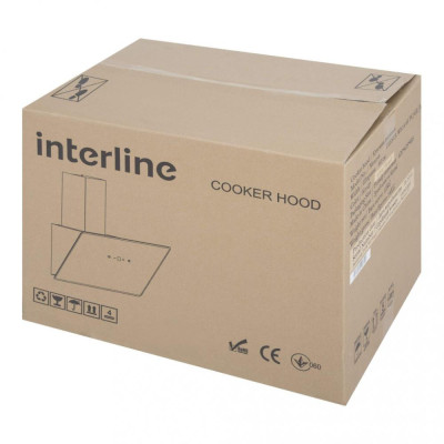 Витяжка похильна Interline FIESTA WH A 60 TC/GL/A