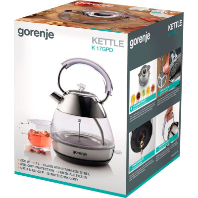 Електрочайник Gorenje K17GPD Електрочайник Gorenje K17GPD