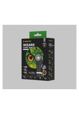 Ліхтарик Armytek Wizard C2 Pro Nichia Marnet USB Warm (F06801W)