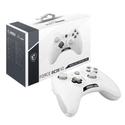 Геймпад MSI Force GC30 V2 White (S10-43G0040-EC4) Геймпад MSI Force GC30 V2 White (S10-43G0040-EC4)