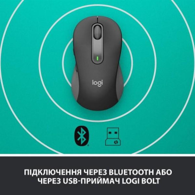 Миша Logitech Signature M650 Wireless Mouse Graphite (910-006253)
