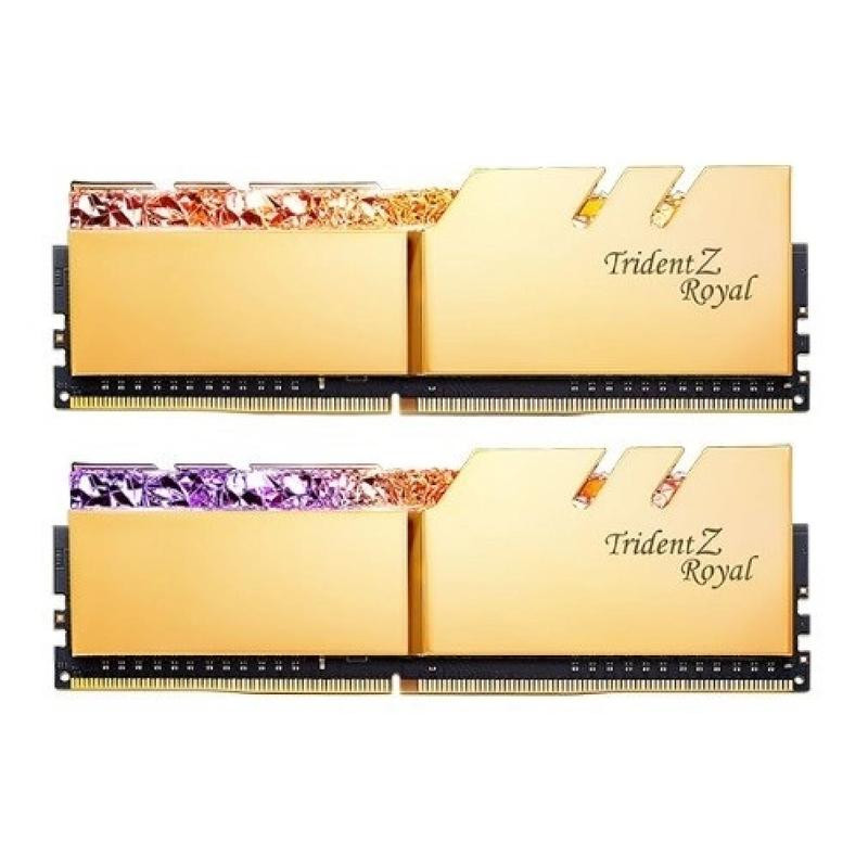 Пам'ять для настільних комп'ютерів G.Skill 32 GB (2x16GB) DDR4 3600 MHz Trident Z Royal (F4-3600C16D-32GTRGC)