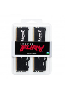 Пам'ять для настільних комп'ютерів Kingston FURY 32 GB (2x16 GB) DDR5 6000 MHz Beast RGB (KF560C40BBAK2-32)