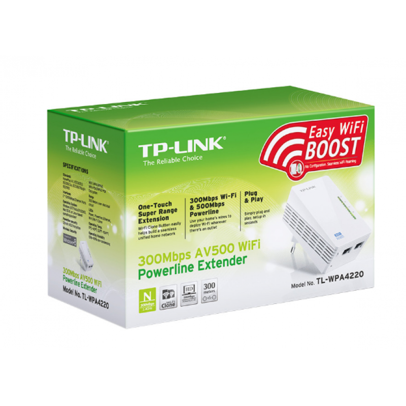 Powerline-адаптер TP-Link TL-WPA4220