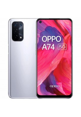 Смартфон OPPO A74 5G 6/128GB Space Silver