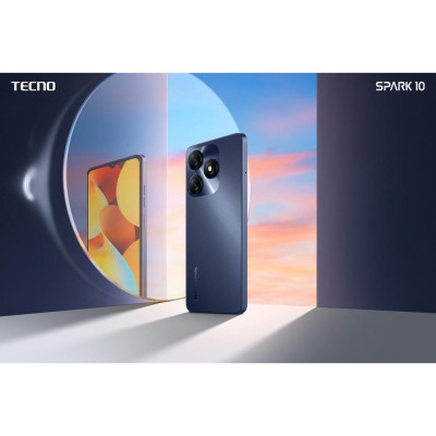 Смартфон Tecno Spark 10 (KI5q) 8/128GB Meta Black (4895180797729)