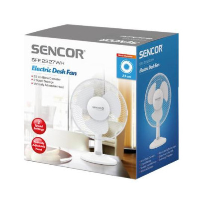 Вентилятор настільний Sencor SFE 2327WH