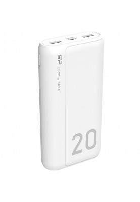 Зовнішній акумулятор (павербанк) Silicon Power GS15 20000mAh White (SP20KMAPBKGS150W)