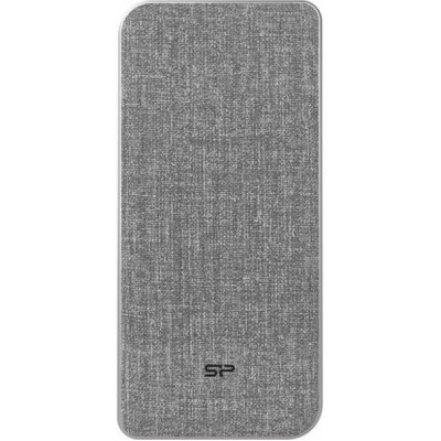 Зовнішній акумулятор (павербанк) Silicon Power QP77 Gray 10000 mAh (SP10KMAPBKQP770G)
