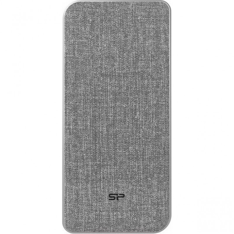 Зовнішній акумулятор (павербанк) Silicon Power QP77 Gray 10000 mAh (SP10KMAPBKQP770G)