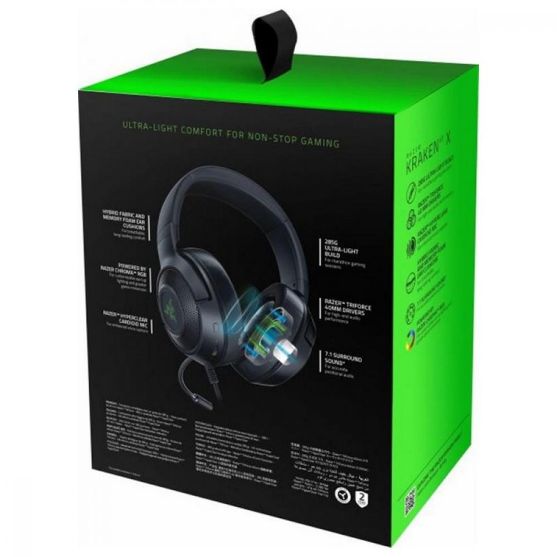 Комп'ютерна гарнітура Razer Kraken V3 X (RZ04-03750100-R3M1)