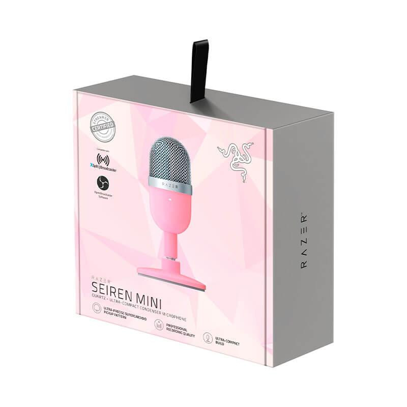 Мікрофон для ПК/для стрімінгу, подкастів Razer Seiren mini Quartz (RZ19-03450200-R3M1)