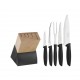 Набір ножів з 6 предметів Tramontina Plenus Black (23498/028)