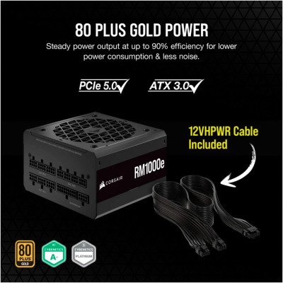 Блок живлення CORSAIR RM1000e (CP-9020264)
