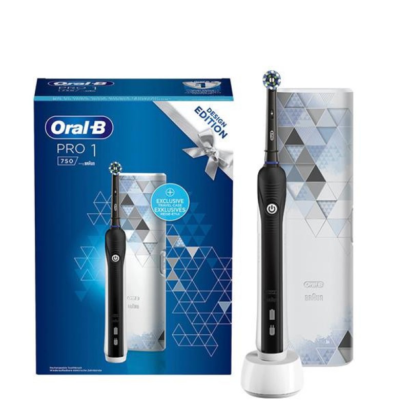 Електрична зубна щітка Oral-B D16 PRO 750 Cross Action Design Edition Black