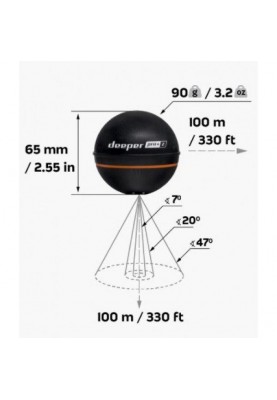 Картплоттер(GPS)-смарт-ехолот Deeper Smart Sonar PRO+ 2.0 (ITGAM1080)