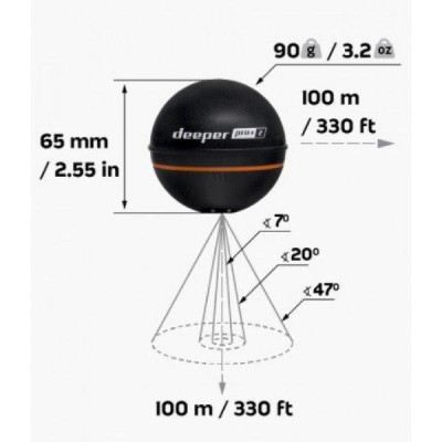 Картплоттер(GPS)-смарт-ехолот Deeper Smart Sonar PRO+ 2.0 (ITGAM1080) Картплоттер(GPS)-смарт-ехолот Deeper Smart Sonar PRO+ 2.0 (ITGAM1080)