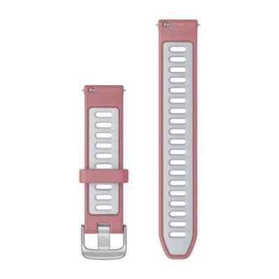 Ремінець Garmin для Forerunner 265s Pink/Whitestone with Silver Hardware 18mm (010-11251-A5) Ремінець Garmin для Forerunner 265s Pink/Whitestone with Silver Hardware 18mm (010-11251-A5)