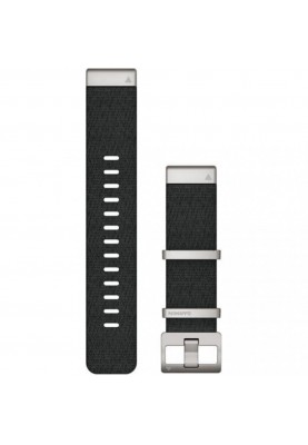 Ремінець Garmin QuickFit 22 Watch Bands Jacquard-weave Nylon Strap – Black (010-12738-21)
