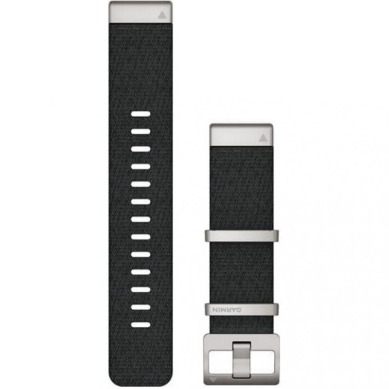 Ремінець Garmin QuickFit 22 Watch Bands Jacquard-weave Nylon Strap – Black (010-12738-21)